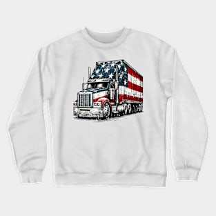 Semi trailer truck Crewneck Sweatshirt